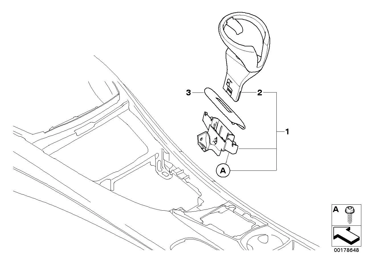 BMW Getränkehalter vorn E81 E82 E87 E88 51169122655