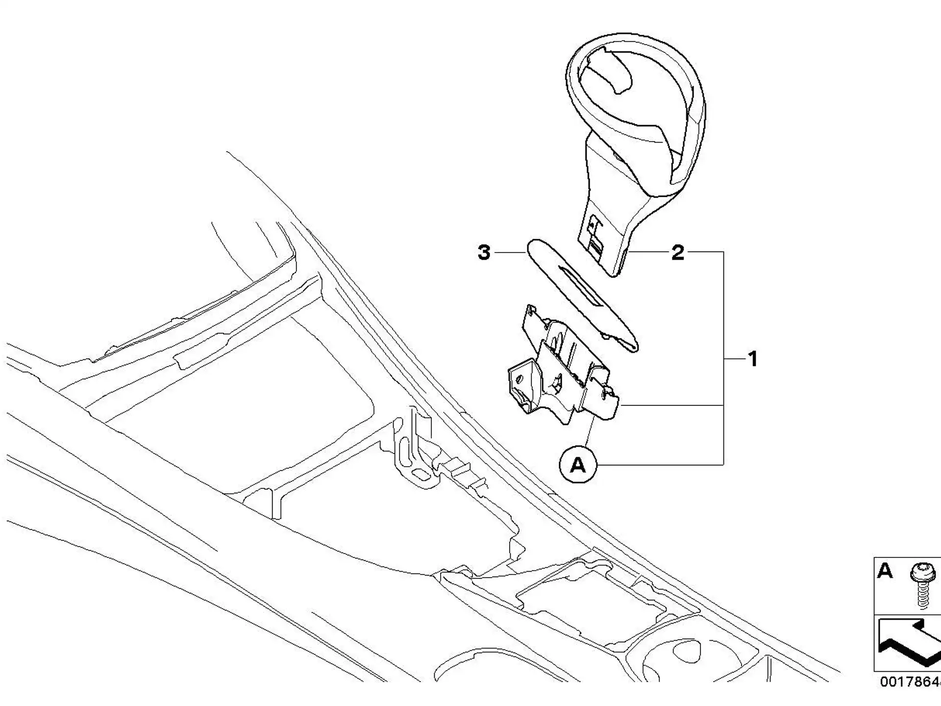 BMW Getränkehalter vorn E81 E82 E87 E88 51169122655