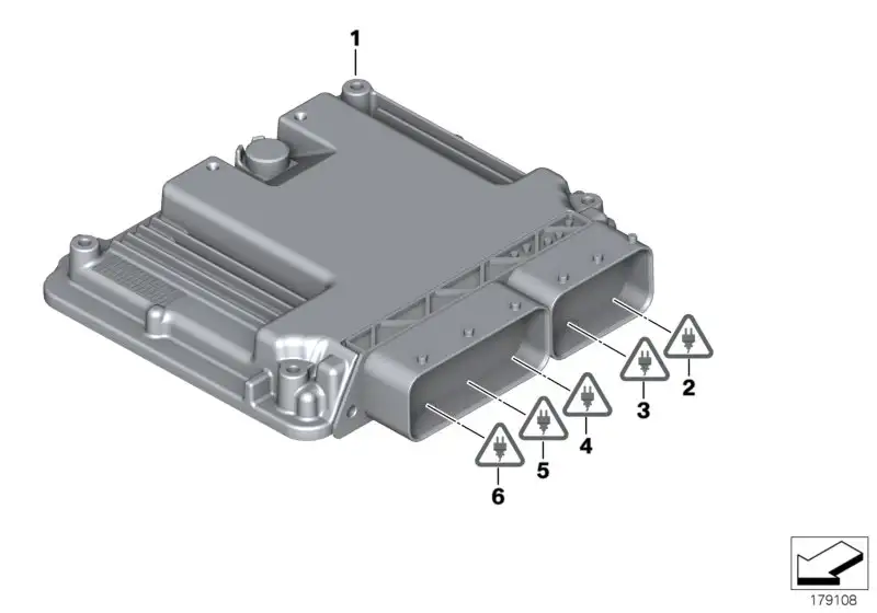 BMW Buchsengehäuse 12527564120 - Bildposition --