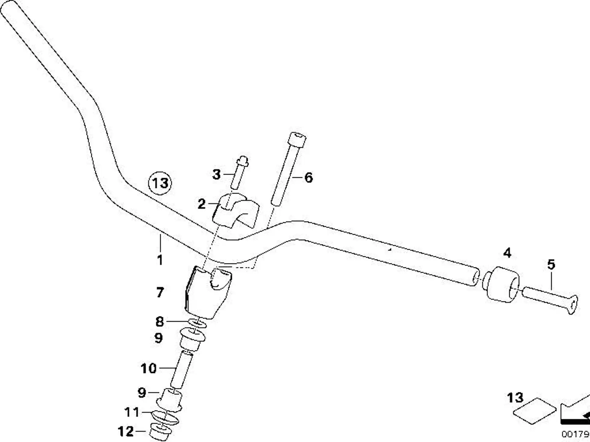 BMW ISA-Schraube K08 K09 K18 K19 K21 K22 K23 K32 K33 K34 K48 K61 K70 K71 K72 K73 K75 07129907080