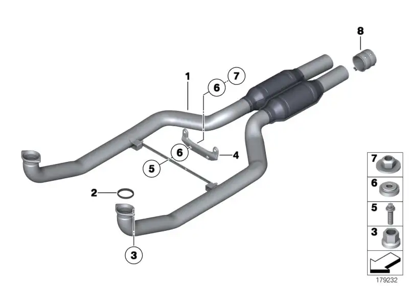 BMW Vorrohre F06 18307635559