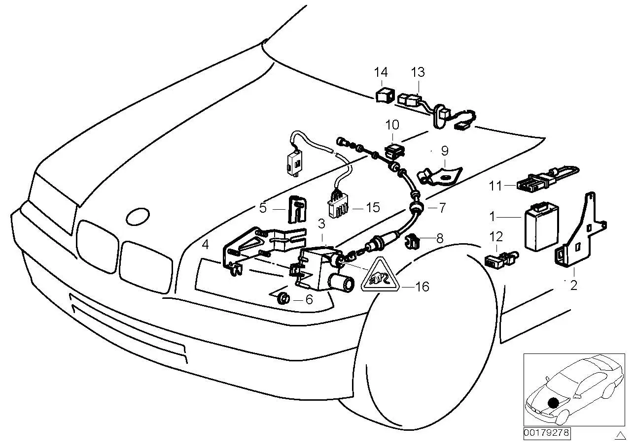 BMW Knopf Geschwindigkeitsregelungsschalter E31 E32 E34 E36 61311