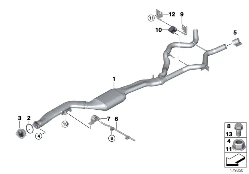 BMW ASA-Schraube A67 E38 E60 E61 E63 E64 E70 E83 F07 K21 K25 K25H