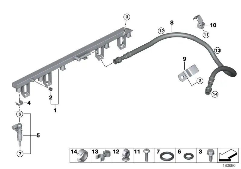 BMW Sechskantschraube 13537548123 - Bildposition 03