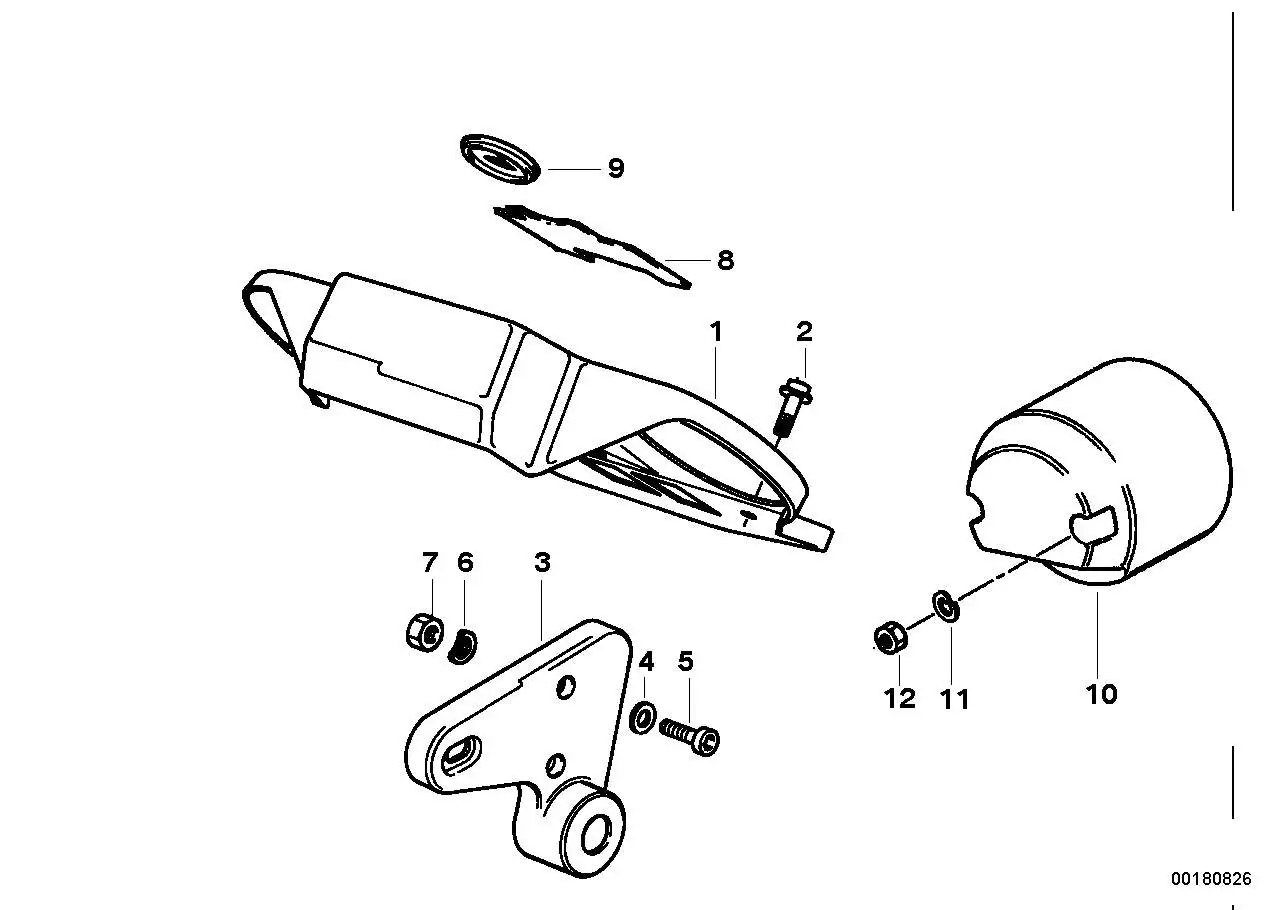 BMW Instrumententräger grundiert 46632307381 - 2473 / Bildpositio