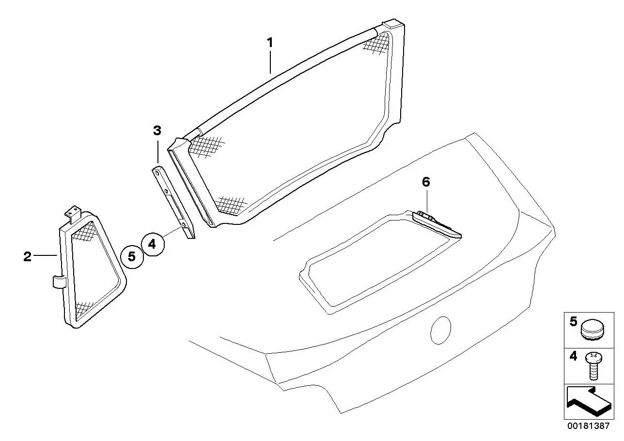 BMW Stopfen E36 E46 E85 E89 51168228760 - Z3 E36, 3er E46, Z4 E85