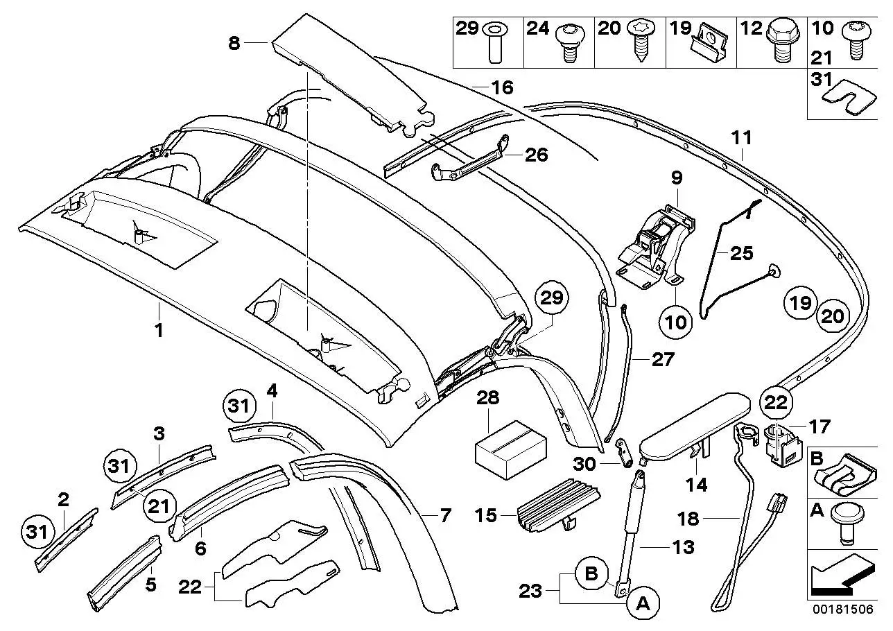 BMW Unterlegscheibe E85 54347148541 - Z4 E85