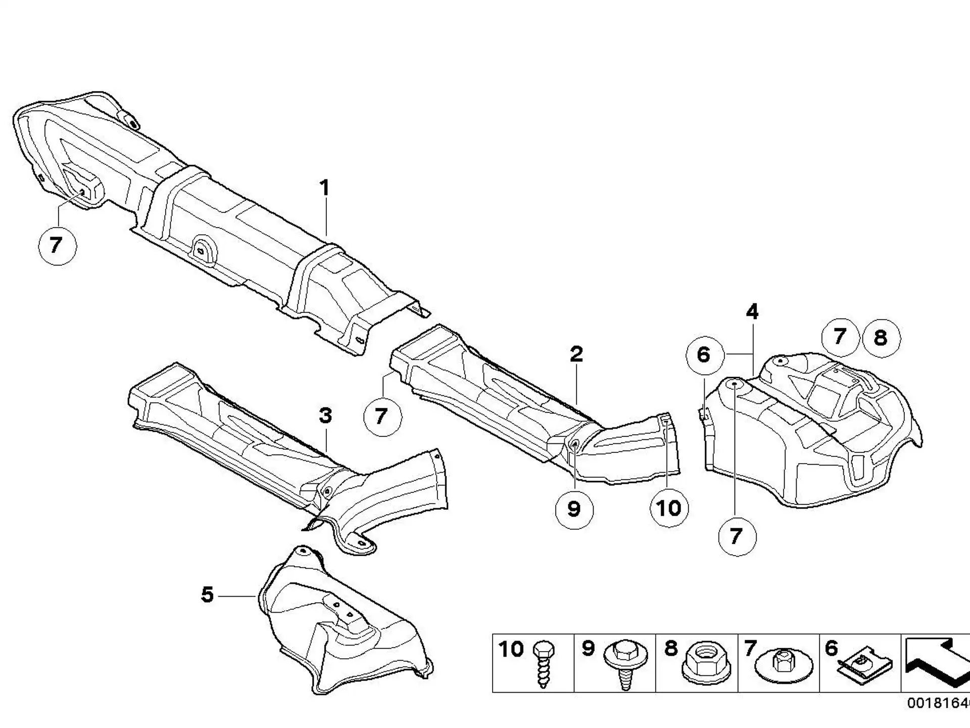 BMW Wärmeisolierung Tank R56 R57 R58 R59 51482753131