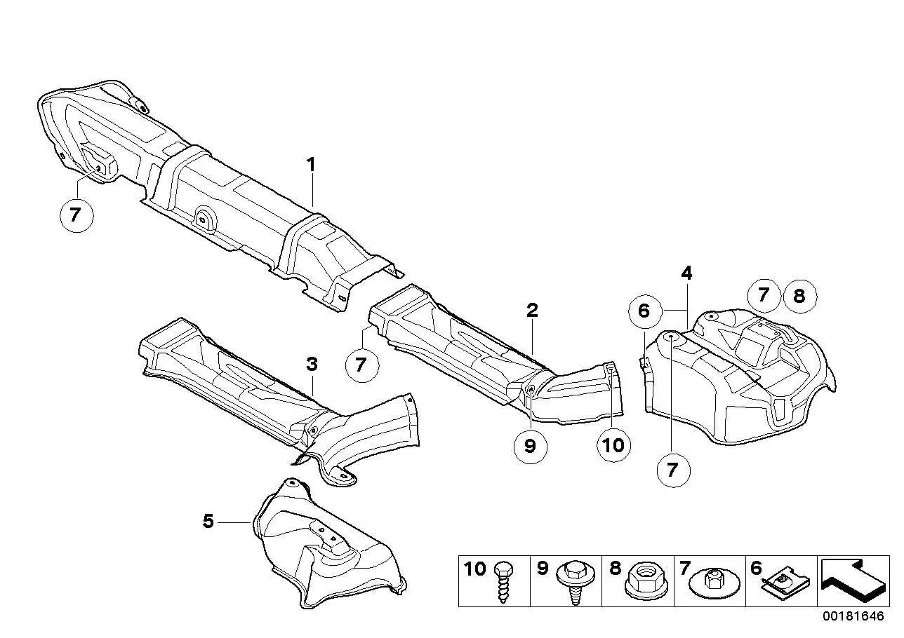 BMW Wärmeisolierung Tank R56 R57 R58 R59 51482753131