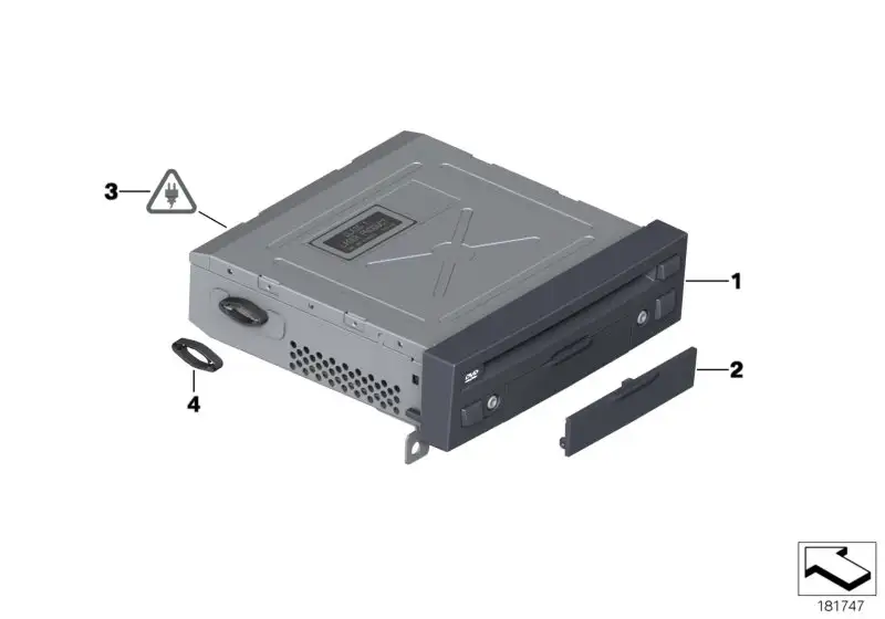 BMW RP DVD Audioplayer Fond F01 F02 F07 F10 F11 F15 F16 F85 F86 6