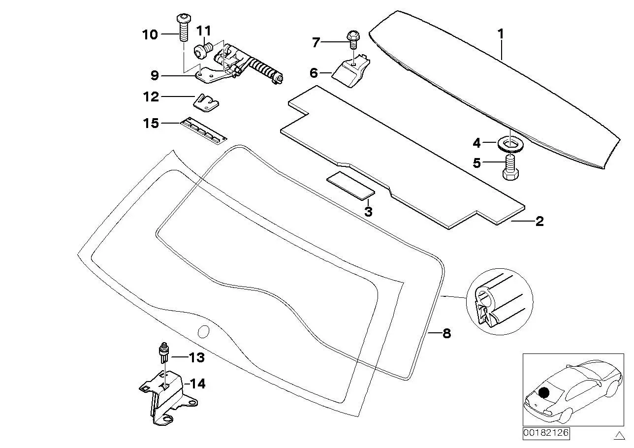 BMW Sechskantschraube E46 E52 E53 07119900054
