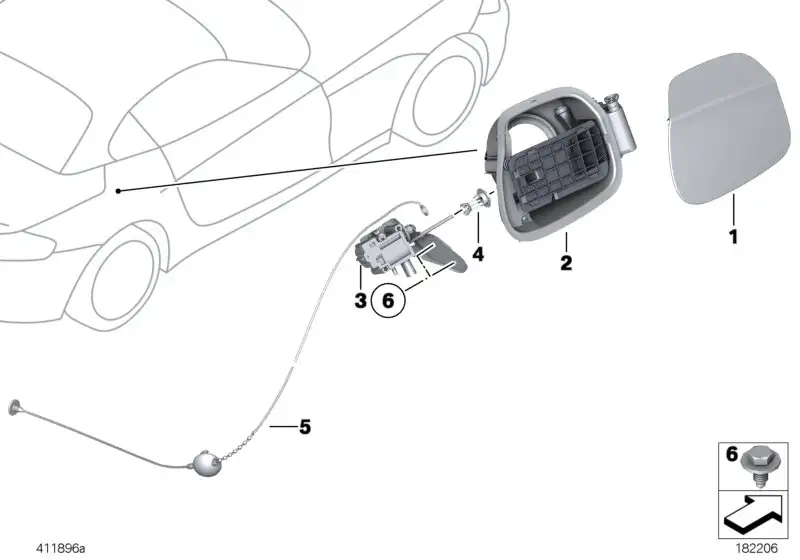 BMW Abdecktopf E89 51177191267 - Z4 E89
