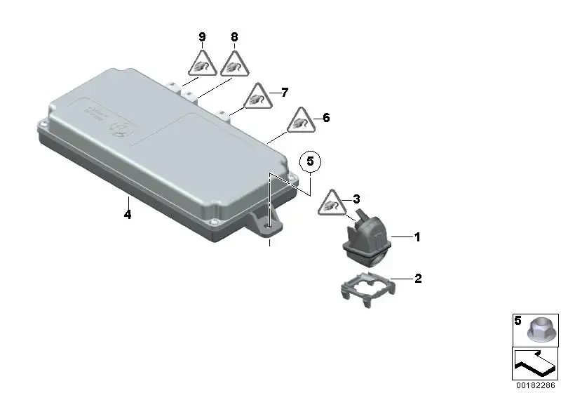 BMW Kabelsatz Rückfahrkamera F01 F02 F04 61119182293 - 7er