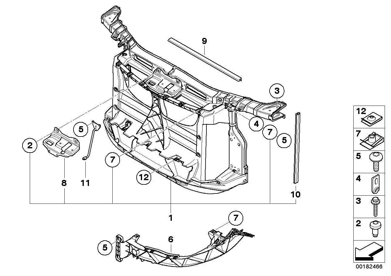 BMW Scheinwerferhalter links E81 E82 E87 E88 51117148761 - 1er E8