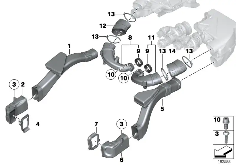 BMW Luftkanal 13717577473 - Bildposition 05