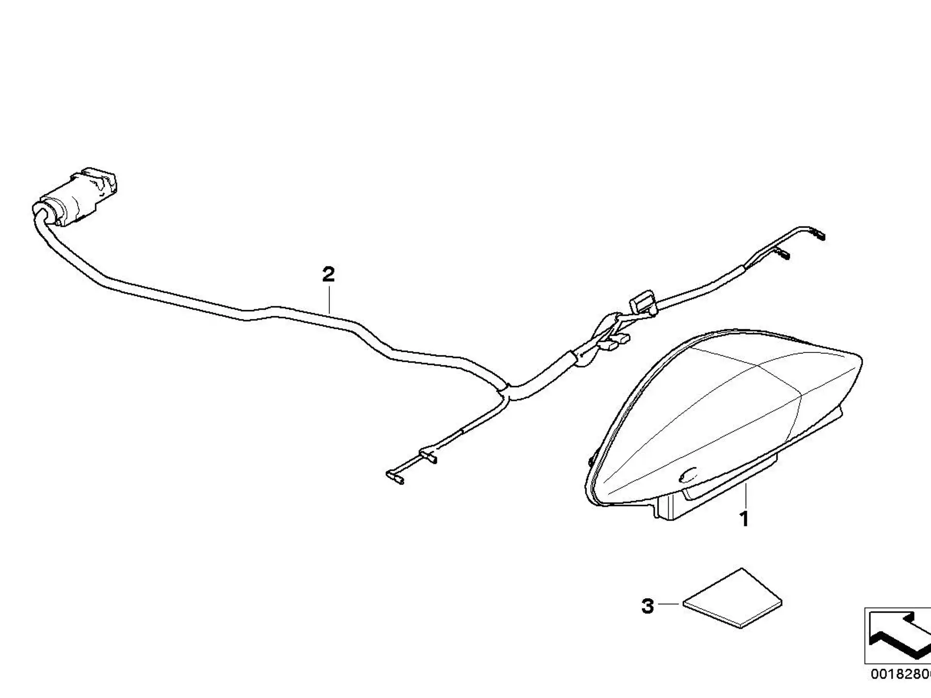 BMW Kabelbaum Heckleuchte K27 K40 K43 K71 K73 61127702078