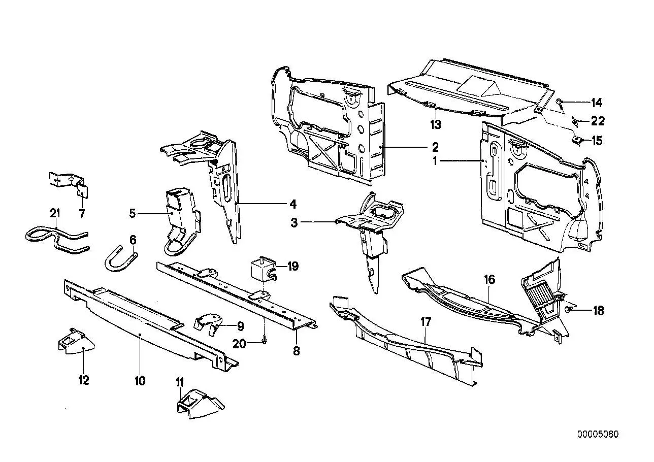 BMW Schliessblech 41111902852 - Bildposition 10