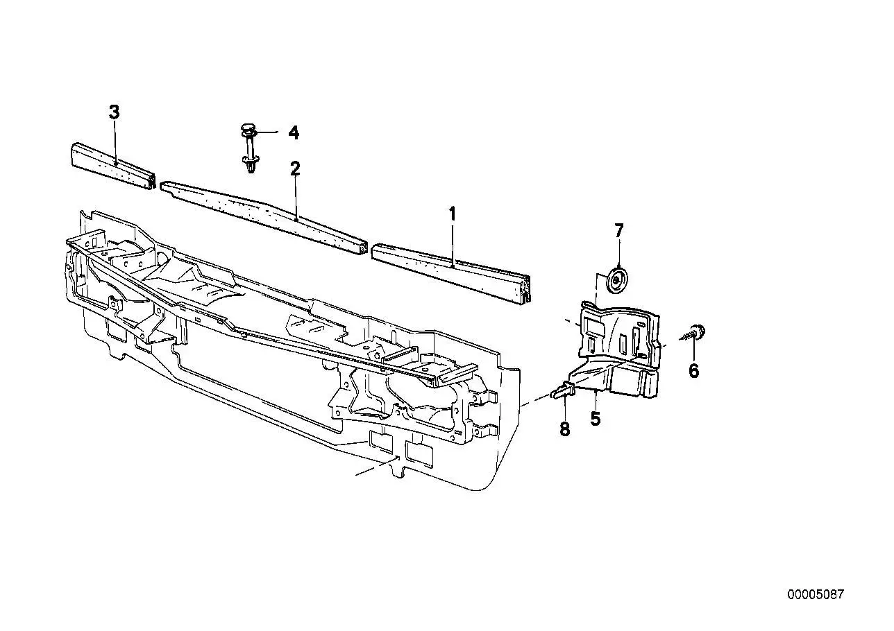 BMW Dichtung rechts E21 51711885928 - Bildposition 03