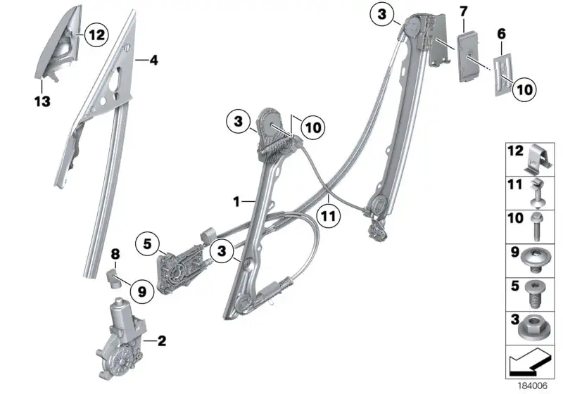 BMW Eckblende innen links E89 51337238717 - Bildposition 13