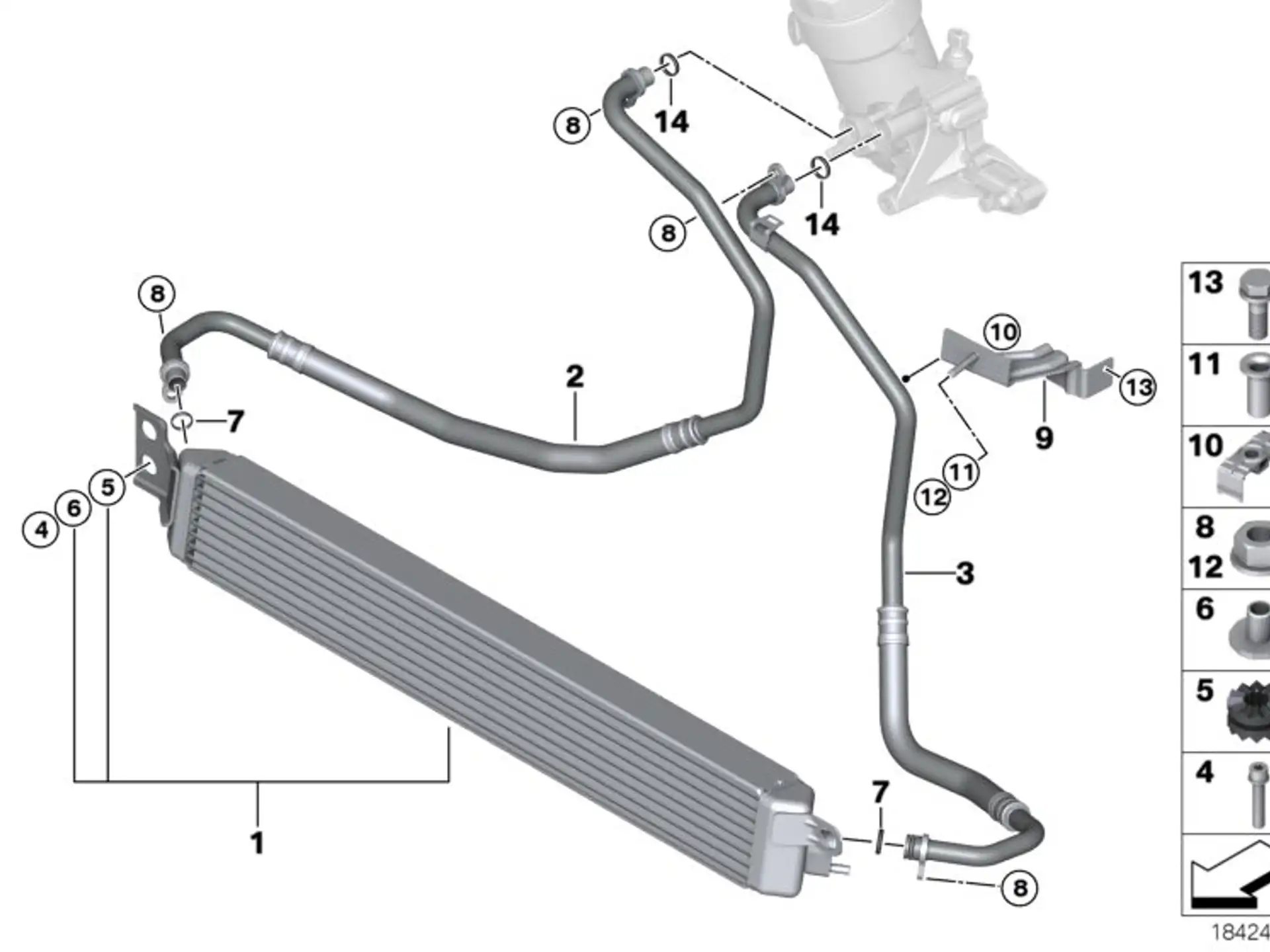 BMW O-Ring E90 E92 E93 17212283511