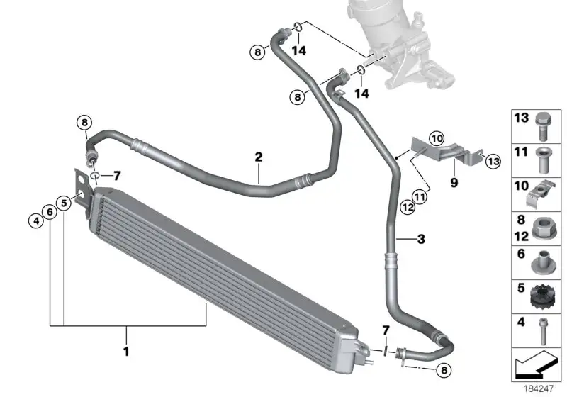 BMW O-Ring E90 E92 E93 17212283511 - 3er