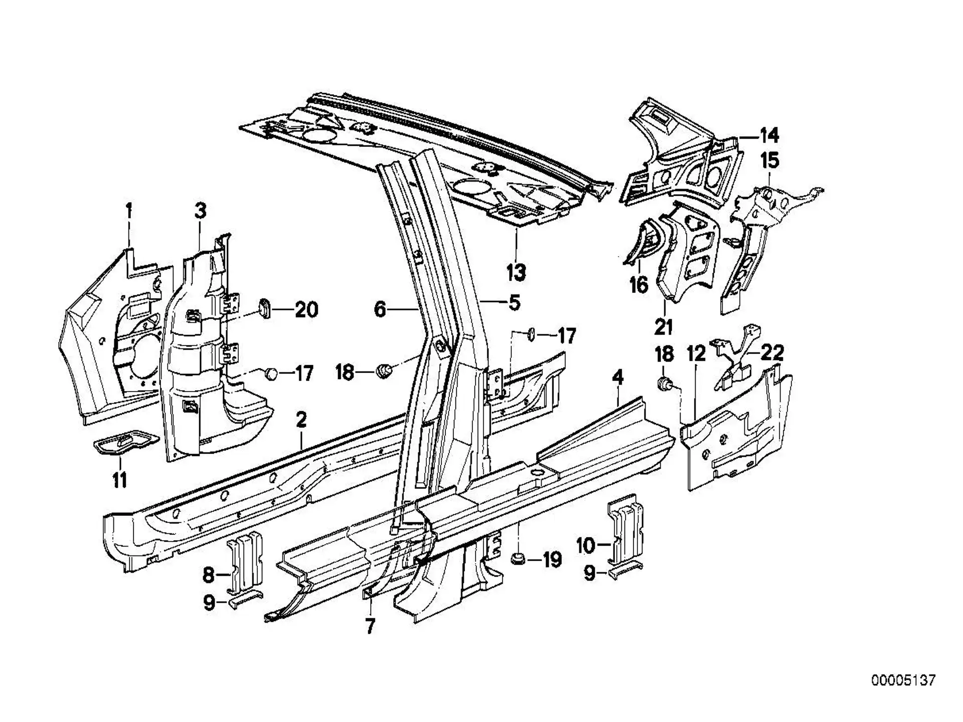 BMW Verschlussstopfen E12 E28 E30 E32 E34 51711852763