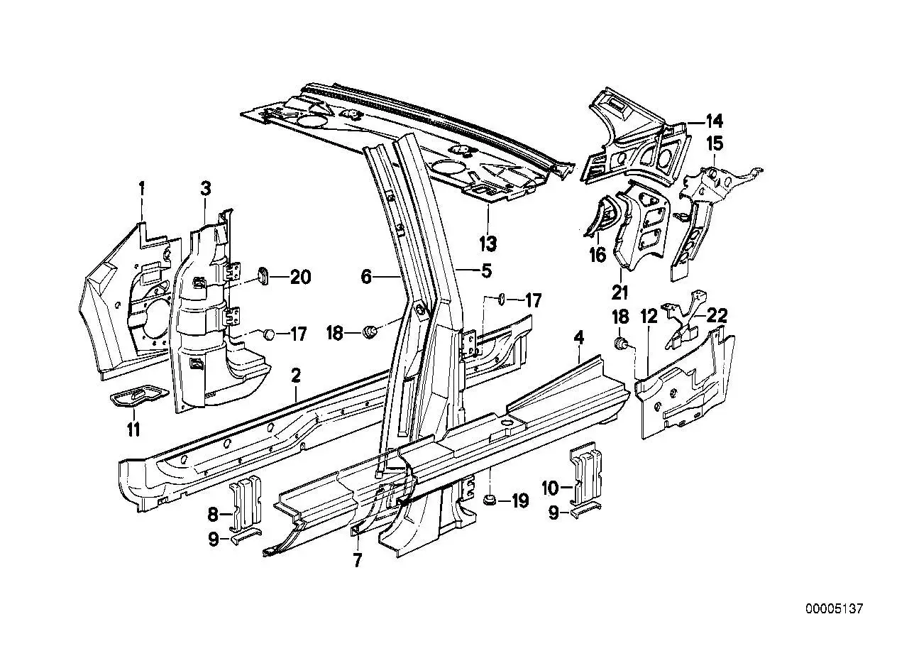 BMW Verschlussstopfen E30 51711911996 - Bildposition 20