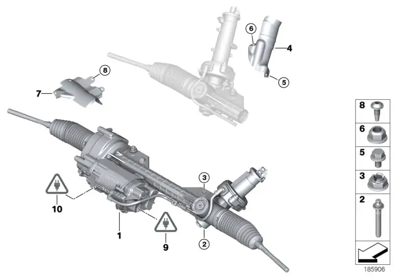 BMW Buchsengehäuse E81 E82 E87 E88 E89 E90 E91 E92 E93 R55 R56 R5