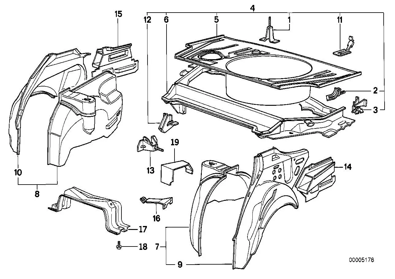 BMW Halter Kraftstofffilter E32 E34 41111948101 - 5er E34, 7er E3