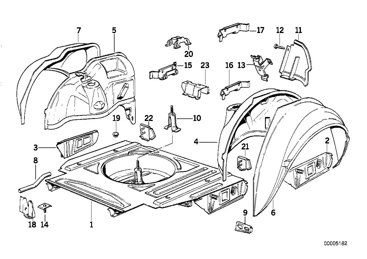 BMW Bügel E12 E24 E28 E30 18211246056 - Z1 E30, 5er E12, 5er E28,