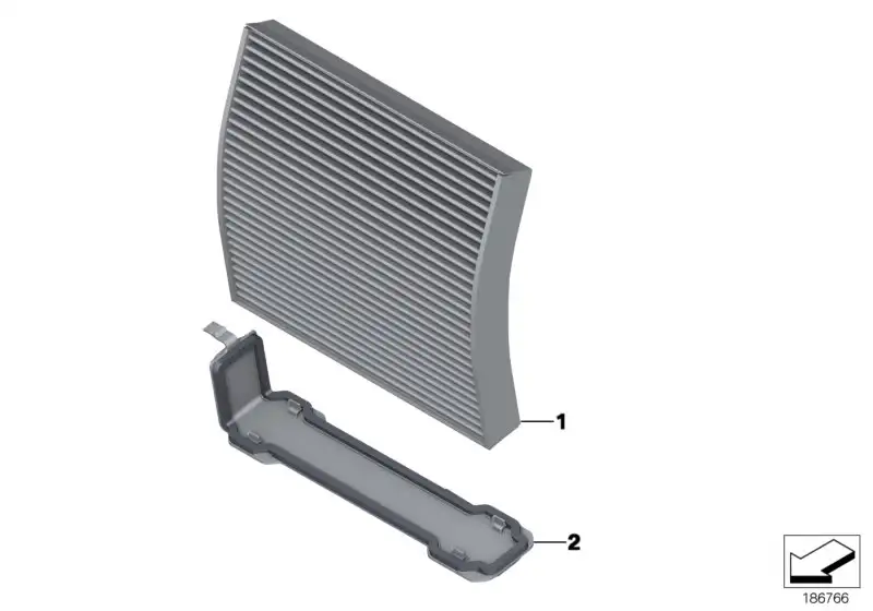 BMW Feinstaubfilter E85 E86 E89 I12 I15 64319346267 - Bildpositio