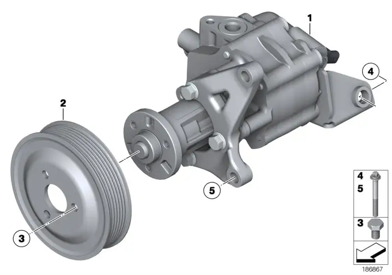 BMW Lenkhilfepumpe F01 F02 32416794348