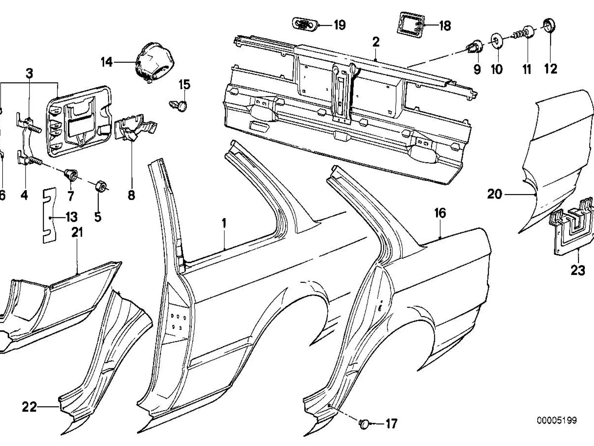 BMW Gummibalg E30 51711884358
