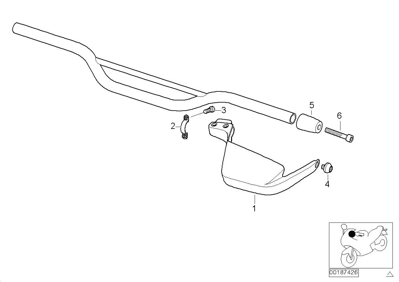 BMW Handschutz links R13 71607682224