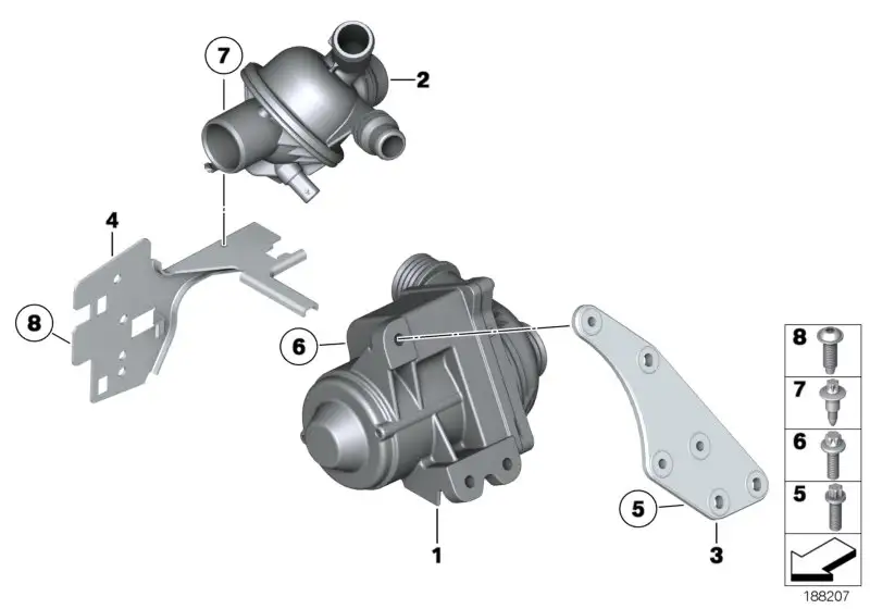 BMW Halter F01 F02 F06 F07 F10 F12 F13 11517589205