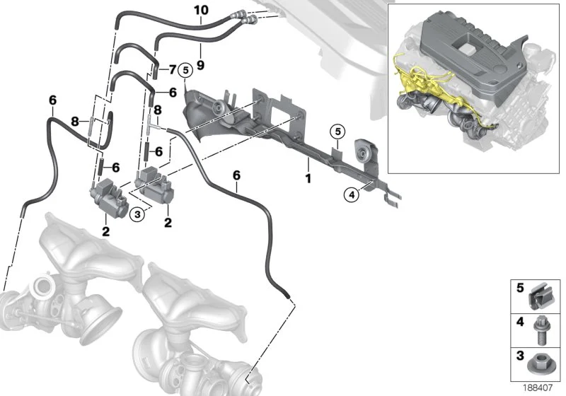 BMW Sechskantmutter E34 E36 E38 E39 E46 E52 E53 E60 E61 E63 E64 E65 E66 E70 E71 E72 E81 E82 E83 E84 E85 E86 E87 E88 E89 E90 E91 E92 E93 F01 F02 F04 F06 F07 F10 F11 F12 F13 F15 F16 F20 F21 F25 F26 F31 F39 F44 F45 F46 F48 F85 F86 F90 F91 F92 F93 F95 F96 F97