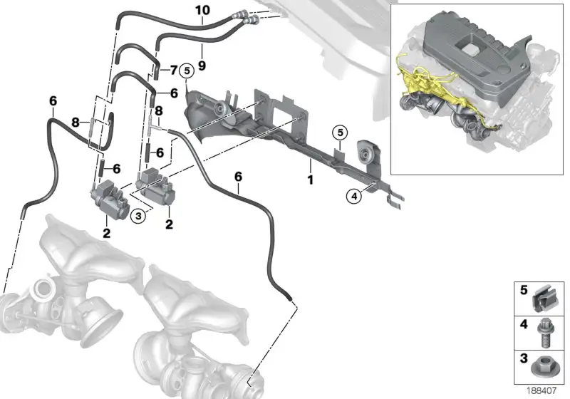 BMW Druckwandler E71 F01 F02 11747628987