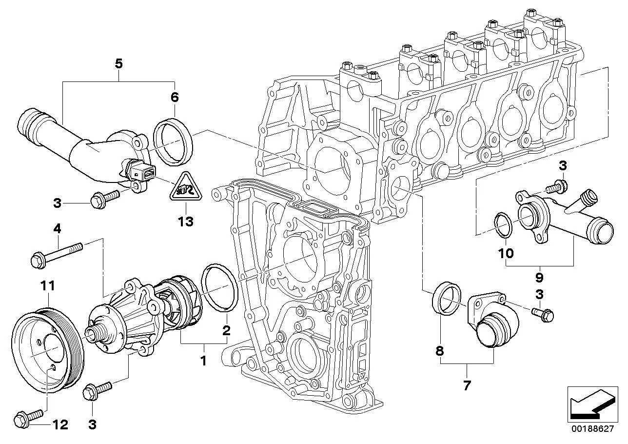 BMW Flansch E36 E46 11531743329