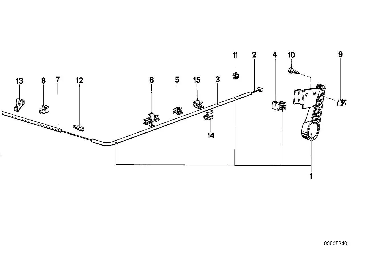 BMW Halter E28 63121368529 - 5er E28