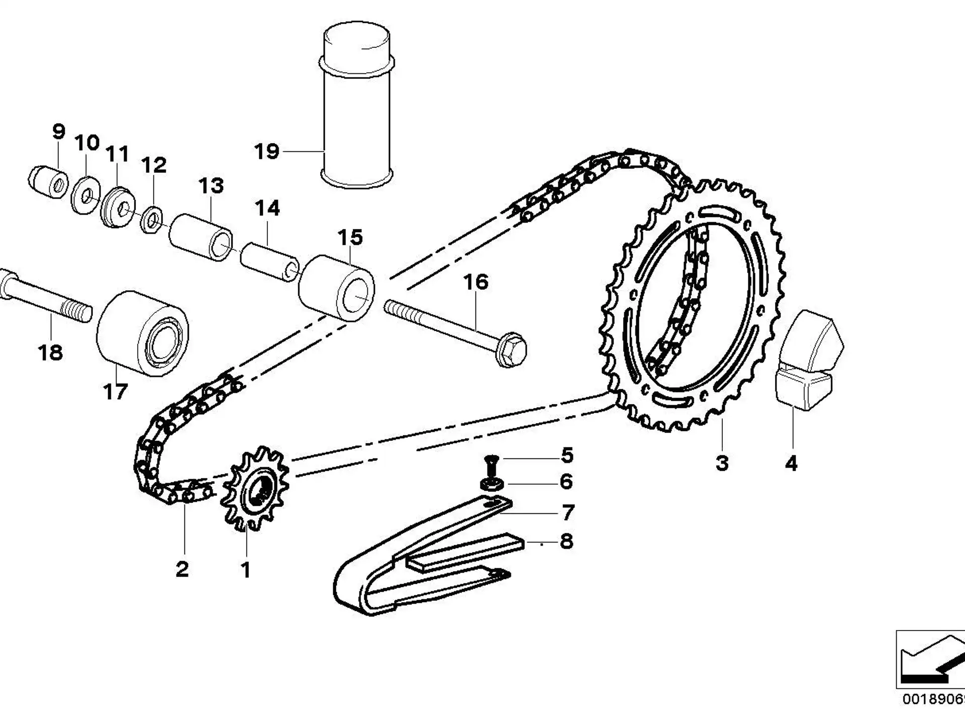 BMW Dämpfer R13 27712345789