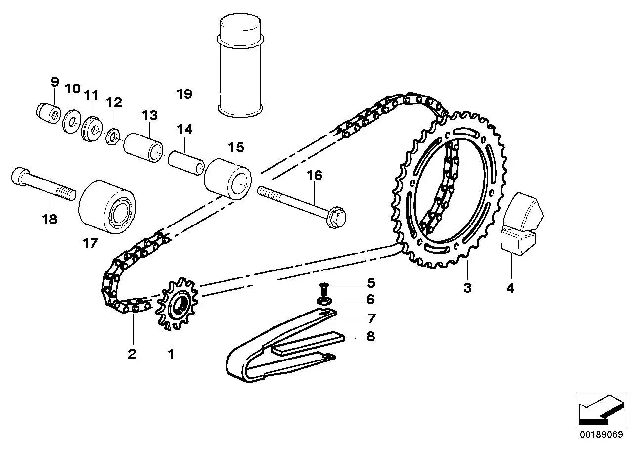 BMW Dämpfer R13 27712345789