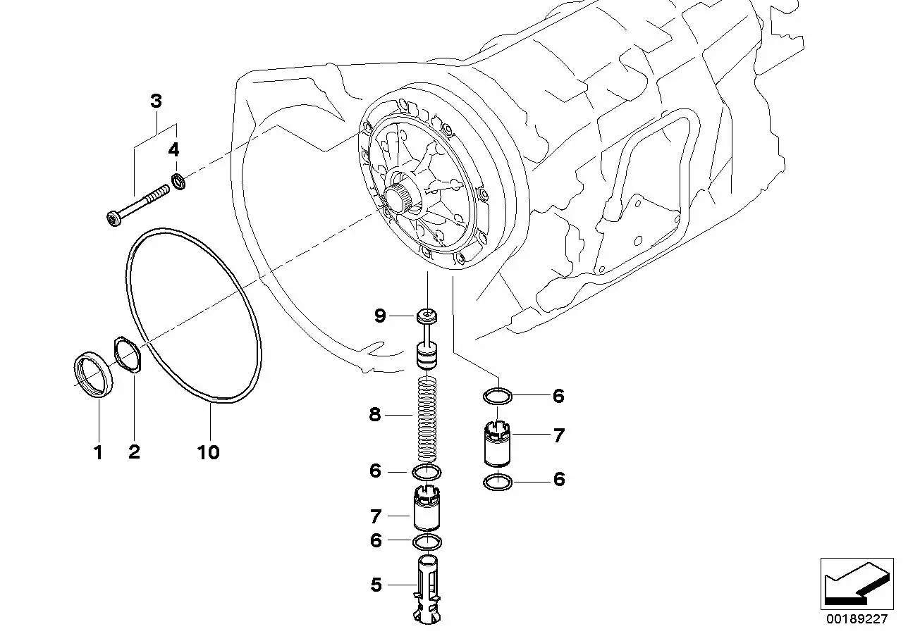 BMW O-Ring E38 E39 E46 E85 24201423387