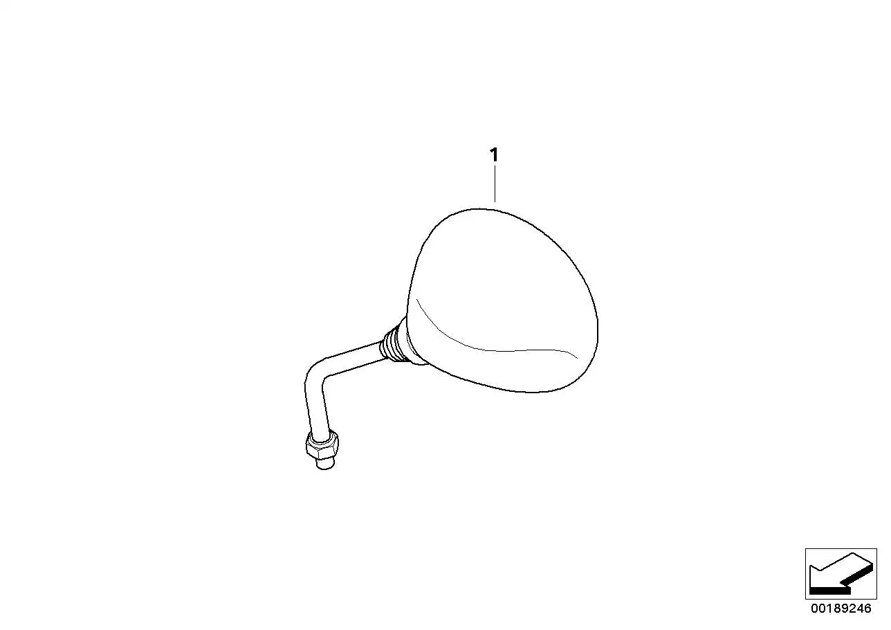 BMW Spiegel K16 51167713993 - Bildposition 01