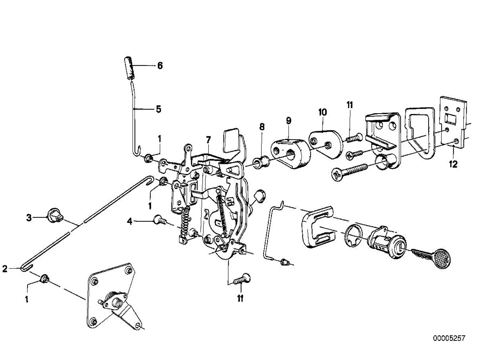 BMW Torxschraube mit Scheibe E21 E23 E24 E28 E30 E36 E38 E39 51218100708