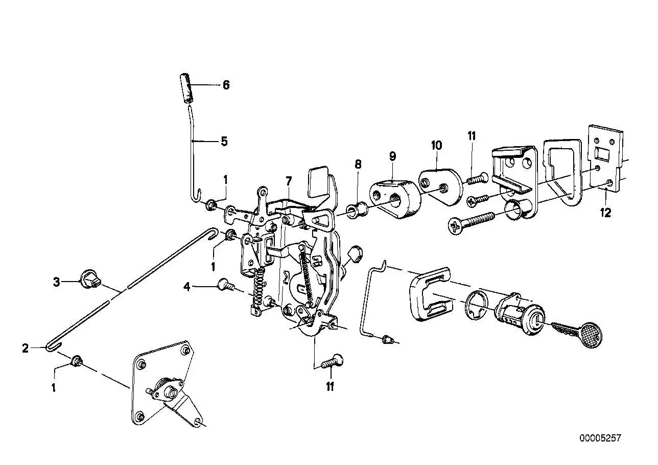 BMW Torxschraube mit Scheibe E21 E23 E24 E28 E30 E36 E38 E39 5121