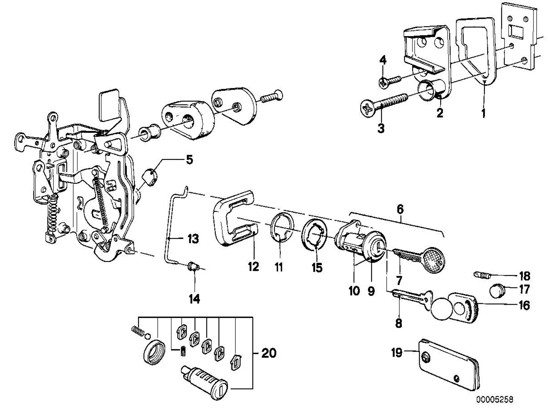 BMW Rosette E21 E28 E30 51211865246