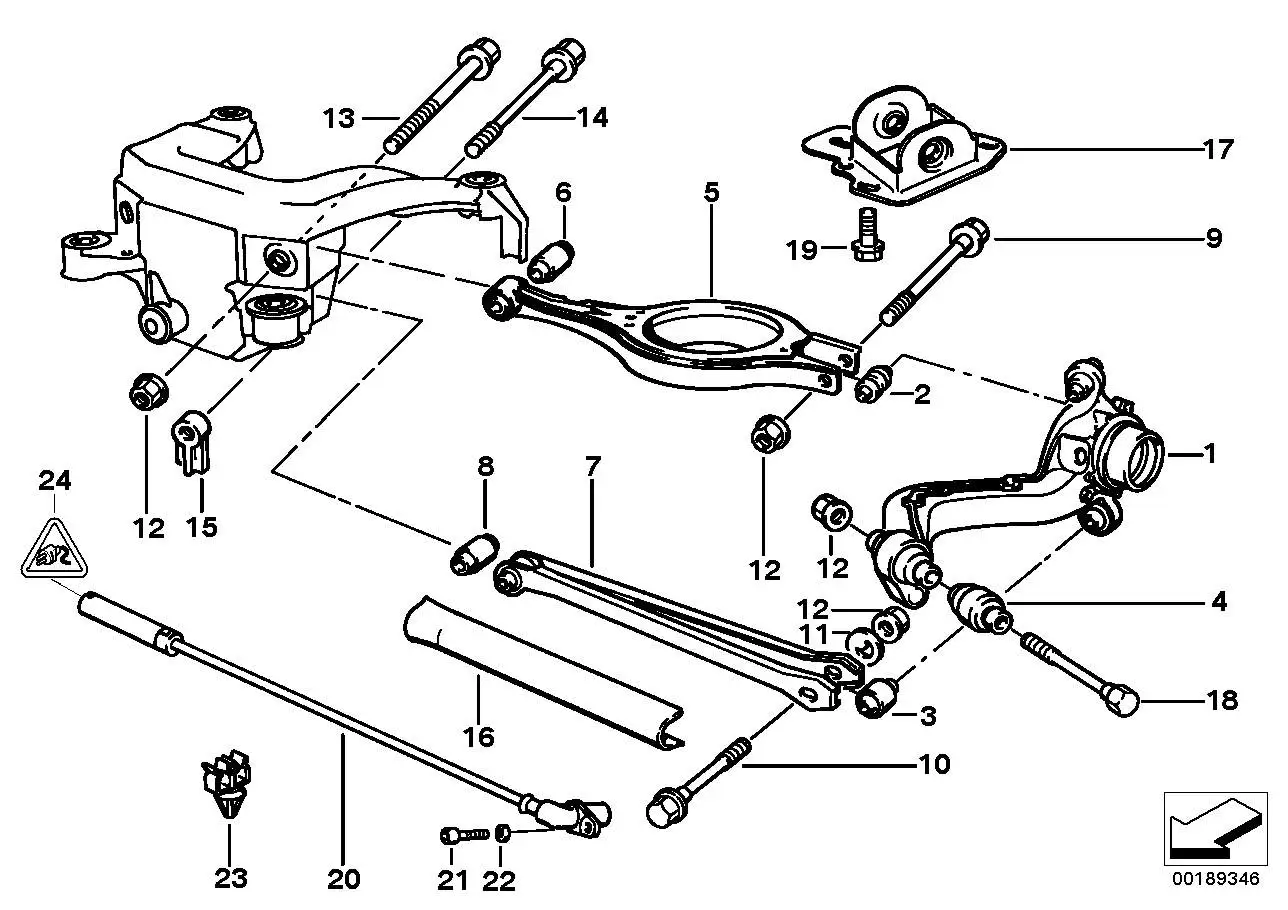 BMW Kabelhalter E36 E31 E39 E46 E52 E53 E60 E61 G05 G06 G07 33181