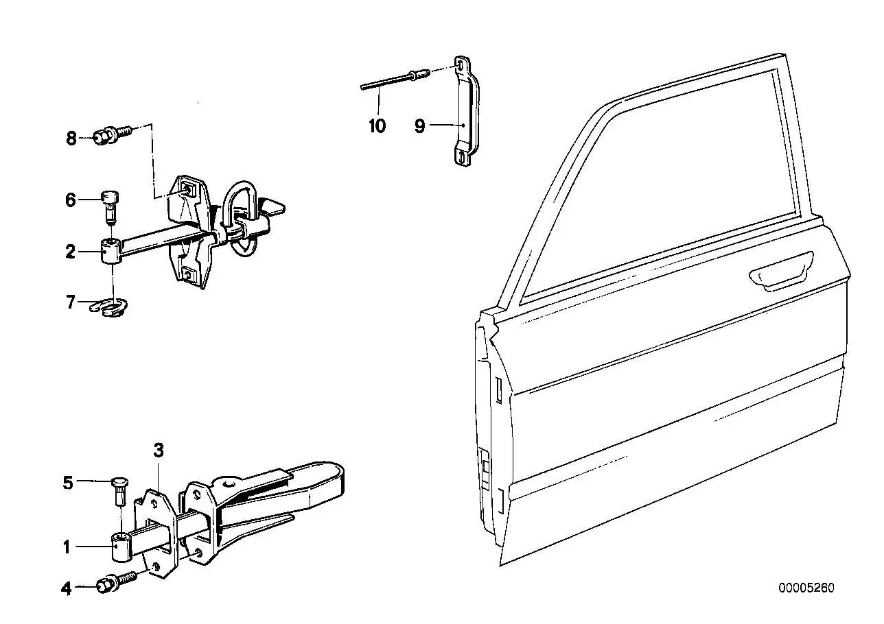 BMW Sechskantschraube mit Scheibe E12 E21 E23 E24 E32 E34 E36 E38