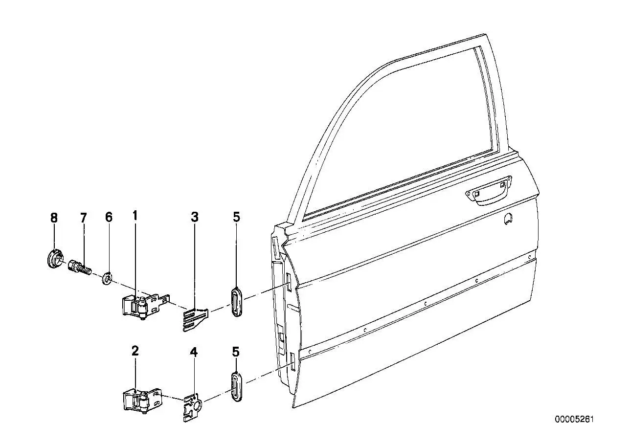 BMW Dichtung E12 E23 E28 51211807212 - 5er E12, 5er E28, 7er E23