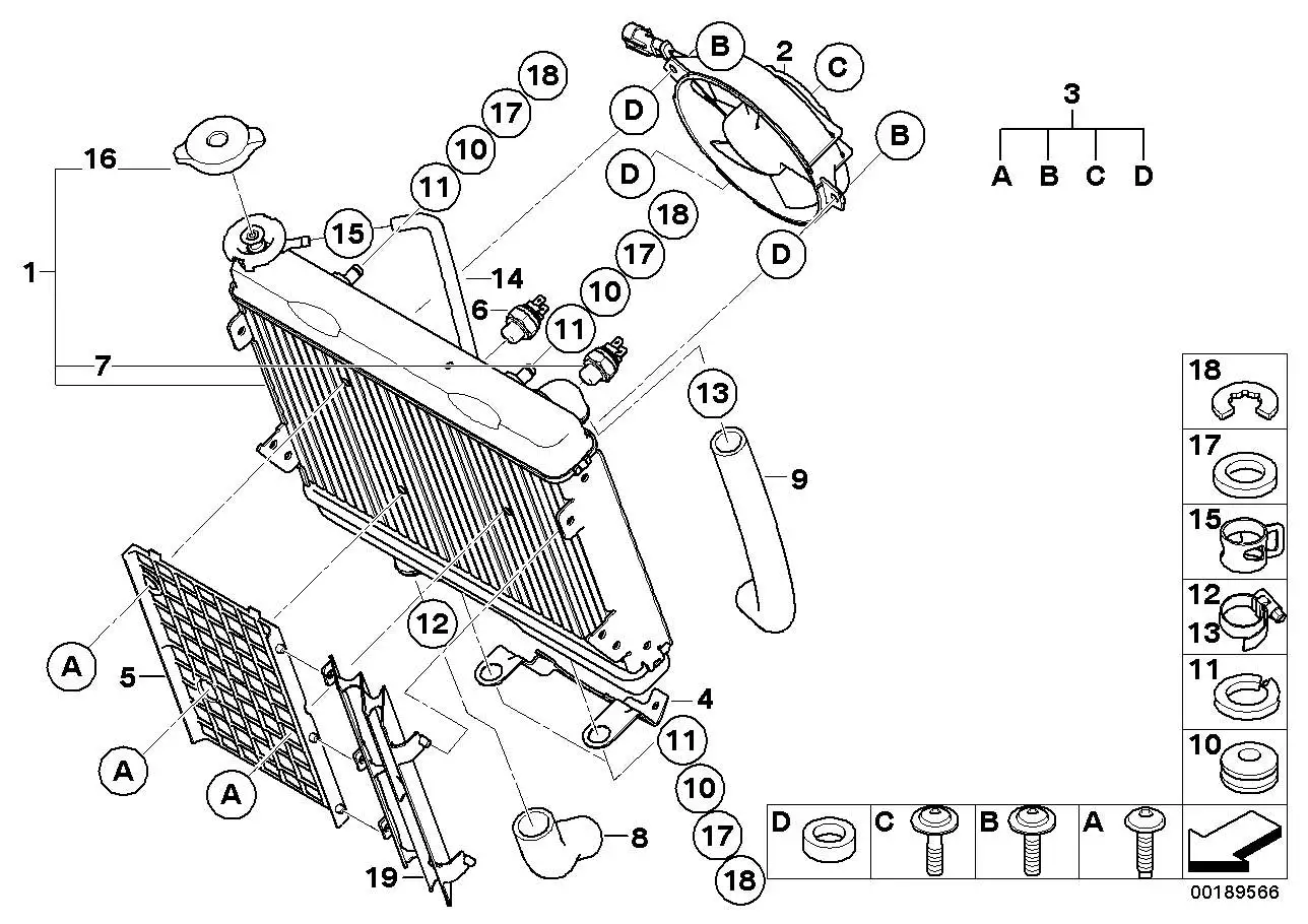 BMW Vorlaufschlauch K16 17127709402